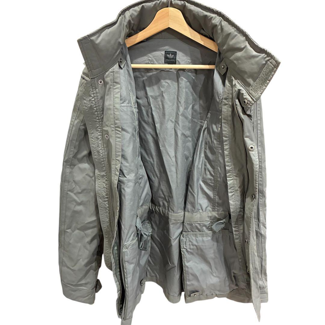 【希少】 adidas Mー65 フィールドジャケット グレー XL ミリタリー