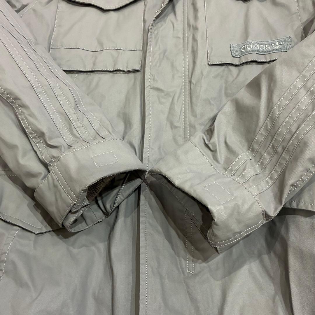 【希少】 adidas Mー65 フィールドジャケット グレー XL ミリタリー