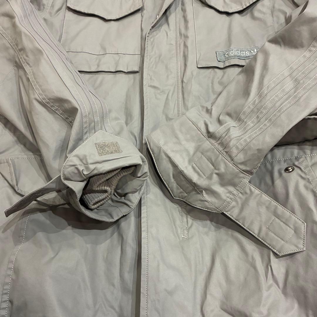 【希少】 adidas Mー65 フィールドジャケット グレー XL ミリタリー