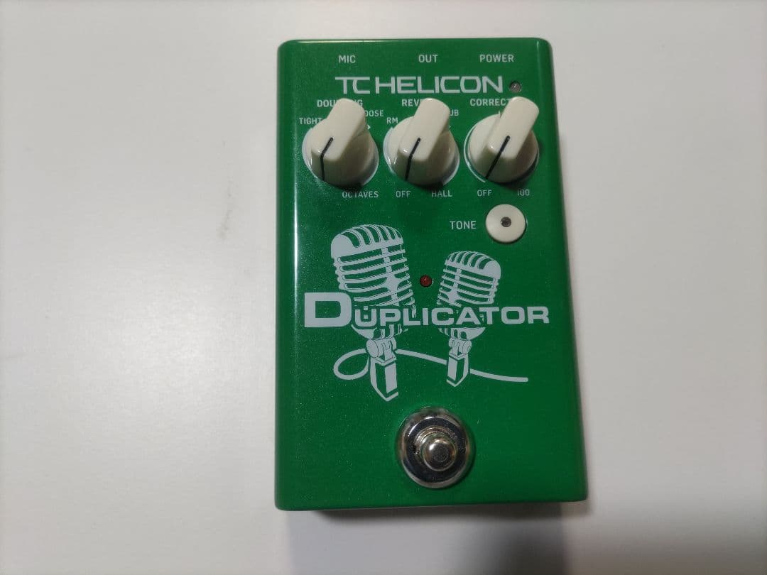 TC Helicon Duplicator ボーカルエフェクター　アダプター付