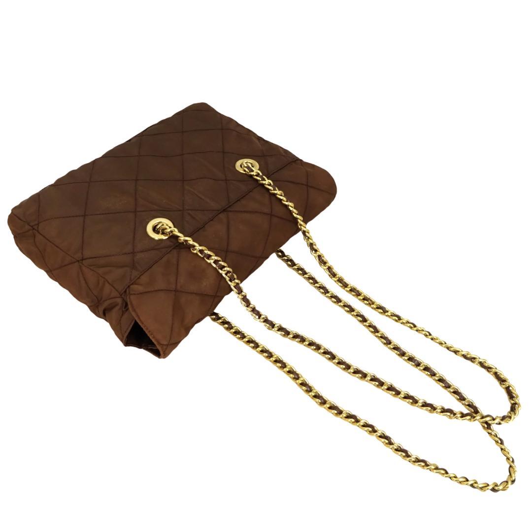 本物良品 ■プラダ■クロステッチ 三角ロゴ ナイロン チェーン ショルダーバッグ