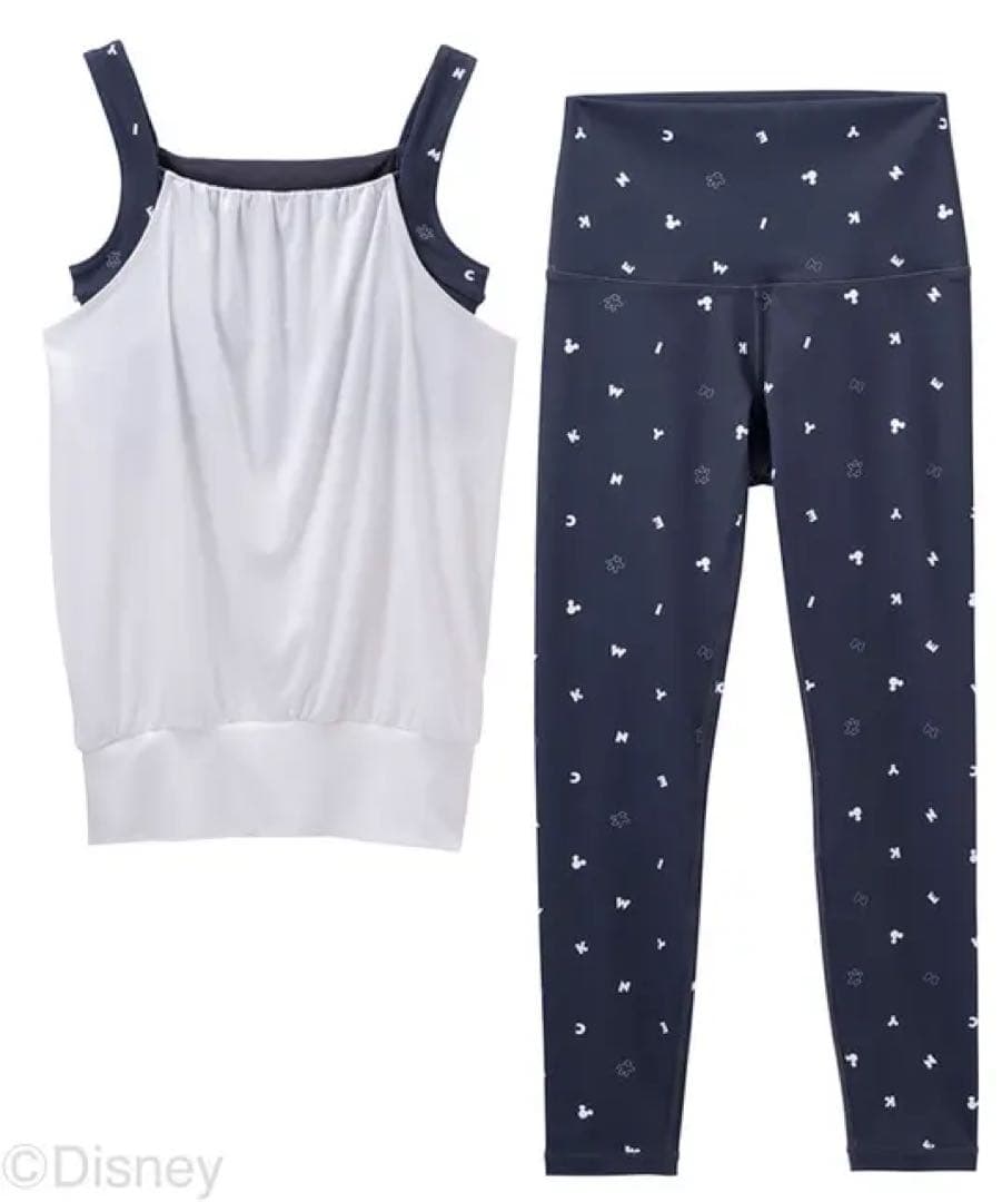 LAVA ディズニー ミッキー ヨガウェアセット