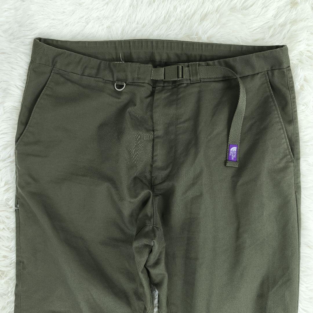 美品✨ ノースフェイス パープルレーベル ストレッチツイル テーパードパンツ 緑