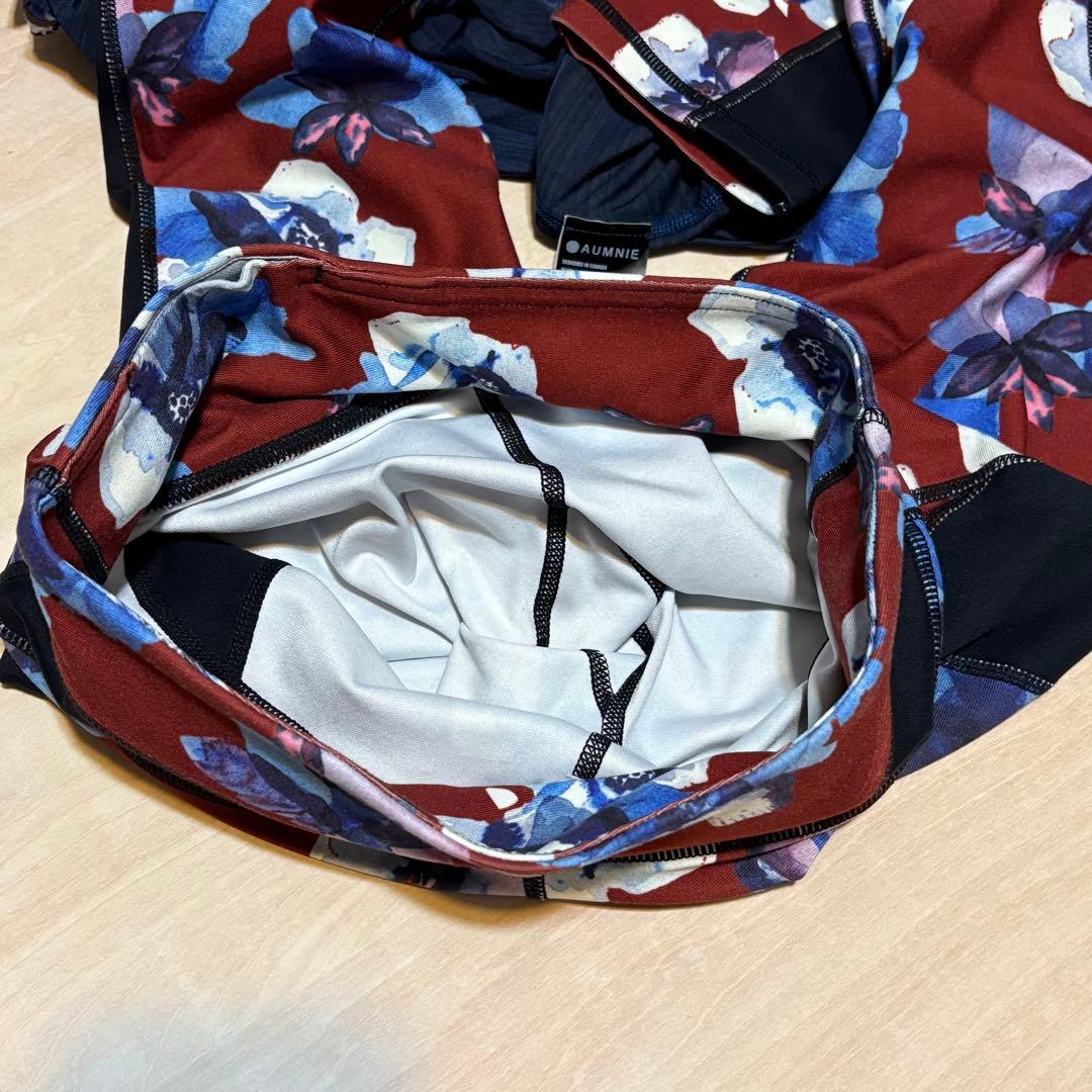 S相当【極美品】AUMNIEアムニー トップス レギンス上下セット フラワー