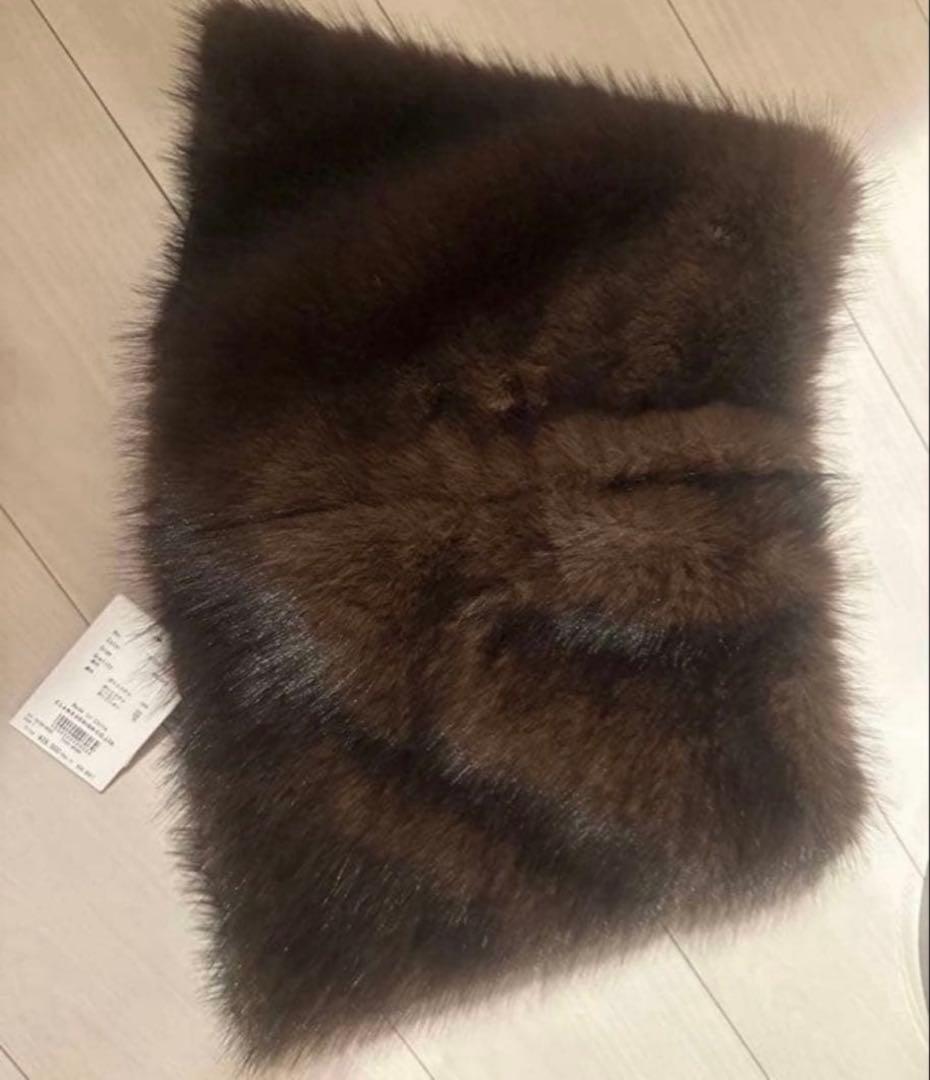 クラネ　FAKE FUR LOW WAIST MINI SKIRT