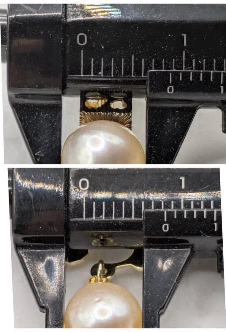 K14◎ミキモト パールロングネックレス 本真珠 約8.1～8.8ミリ箱付