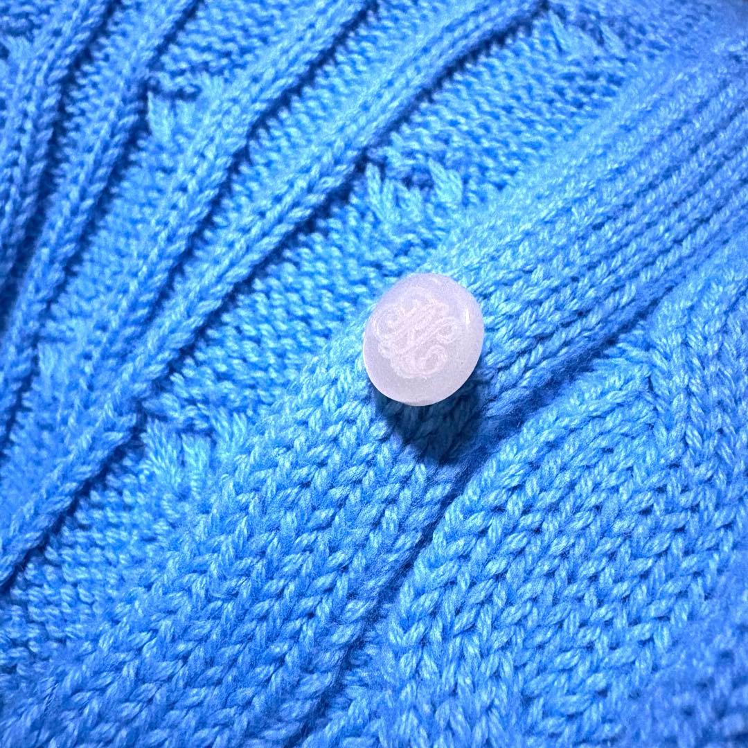 ラルフ Ralph Lauren ケーブルニット XL ペプラム カーディガン