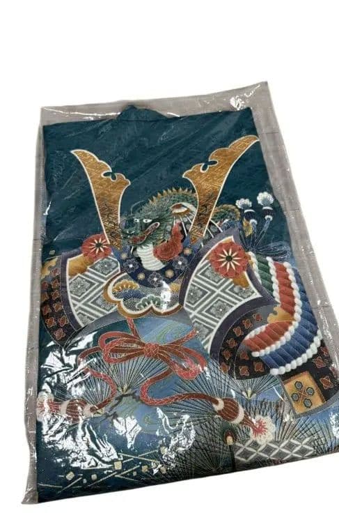 お宮参り　産着(初着、祝着)　七五三　男の子　子供着物　襦袢付き　長襦袢　高級