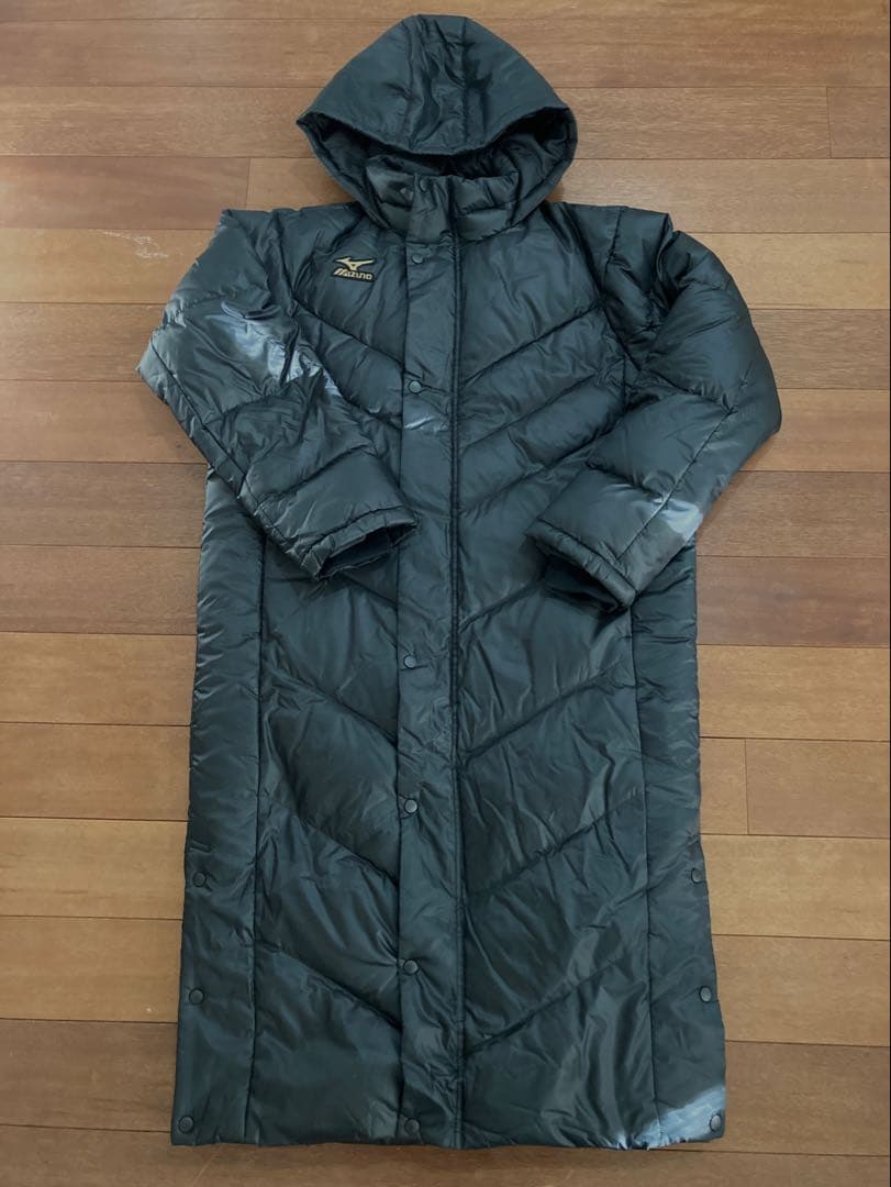 Mizuno Pro メジャークォリティ美品！ ダウンロングコート 黒　M