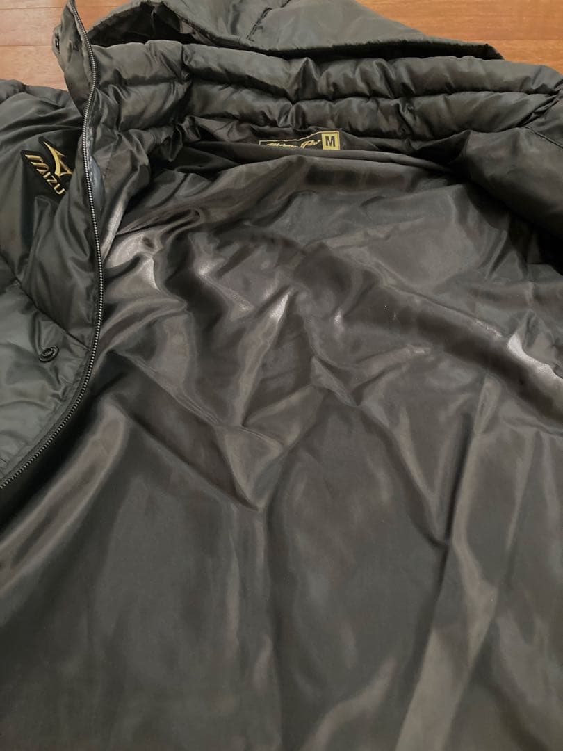Mizuno Pro メジャークォリティ美品！ ダウンロングコート 黒　M
