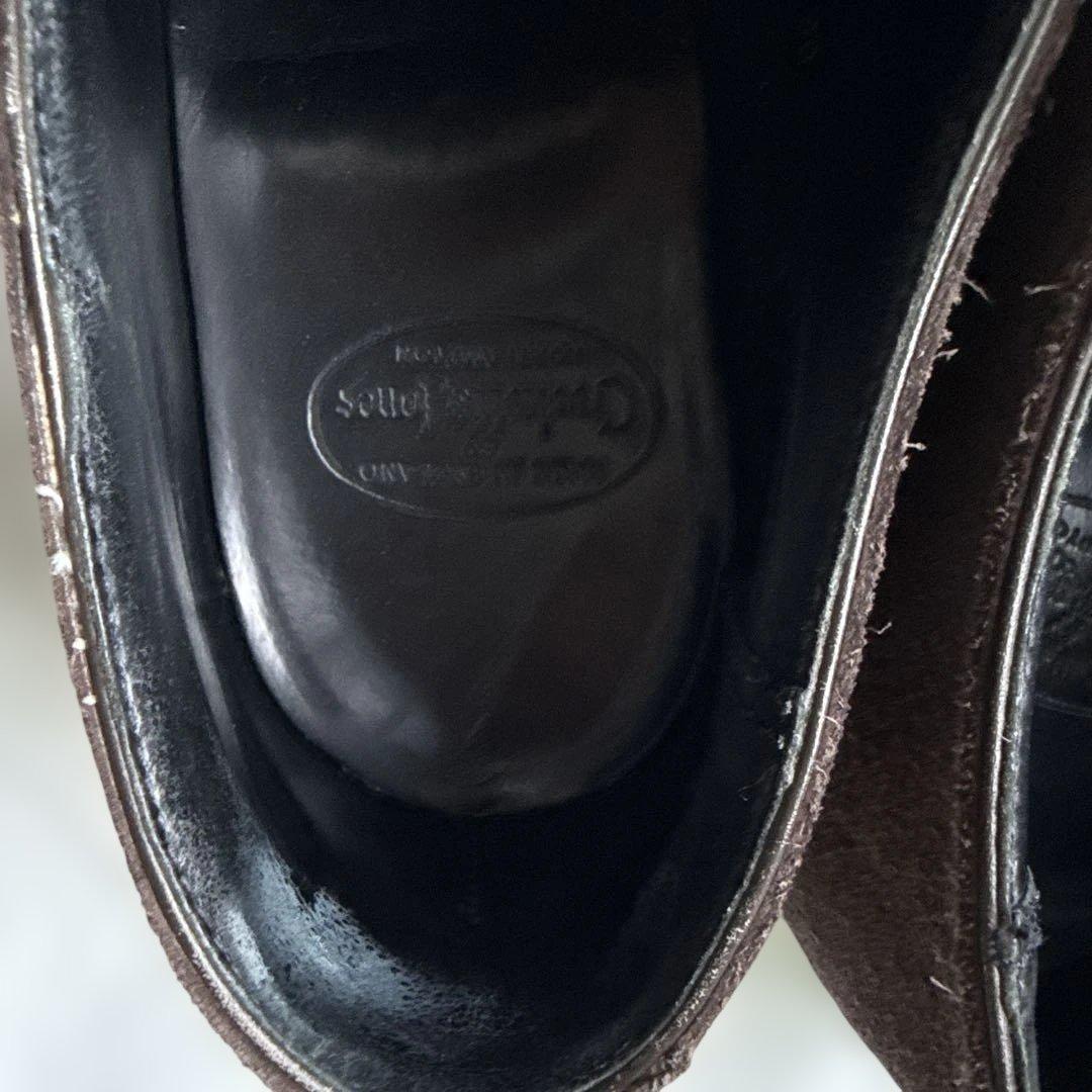 クリケットジョーンズ　ブラウン スエード ダブルモンクストラップシューズ