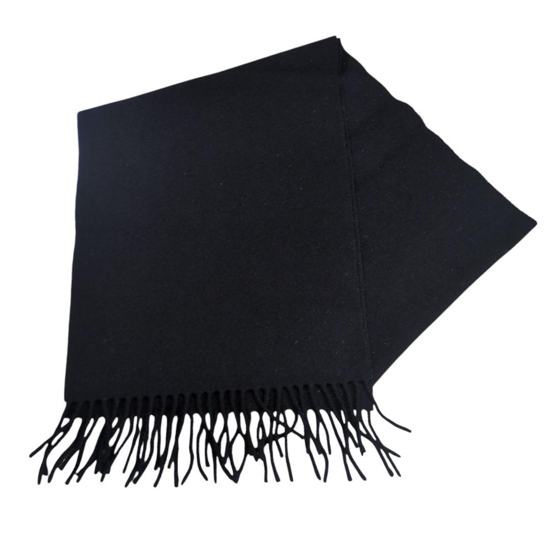 【希少】Vivienne Westwood ロゴ刺繍 フリンジマフラー