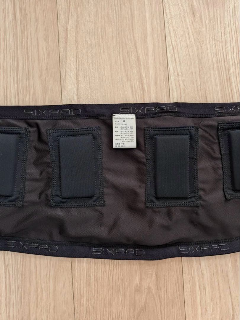 【フルセット】シックスパッド パワースーツ コアベルト　サイズM