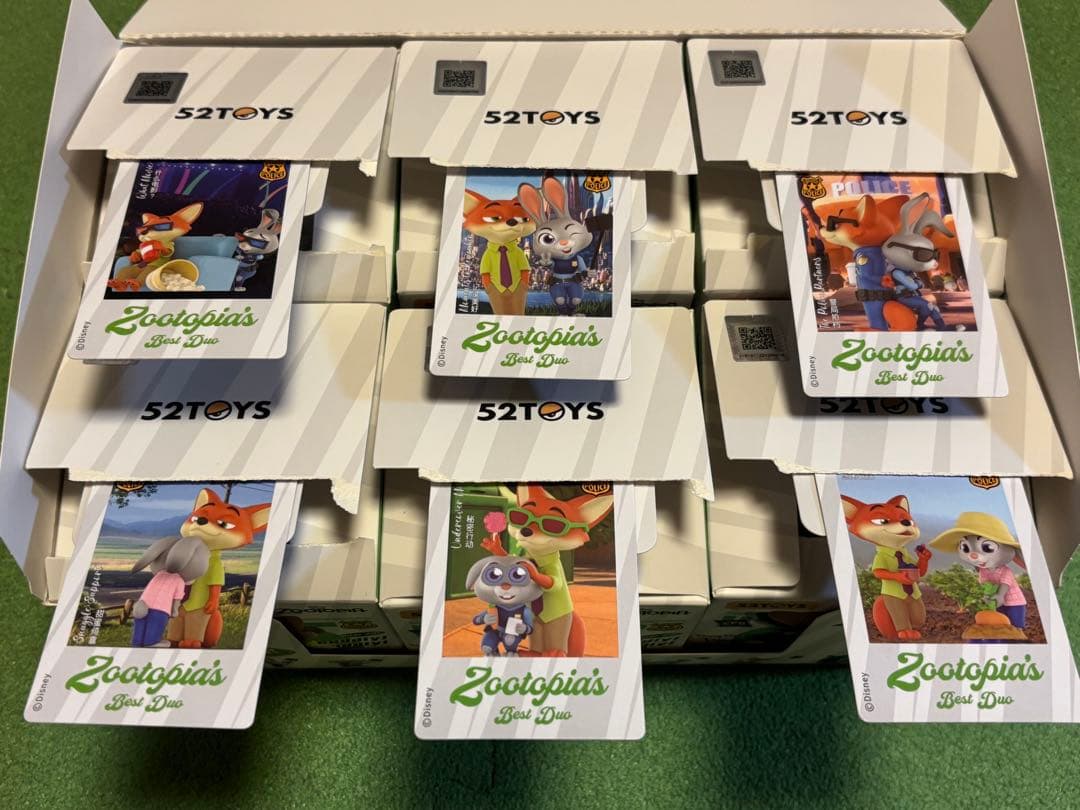 袋未開封　52TOYS ズートピア　BEST DUO フィギュア 全6種類セット