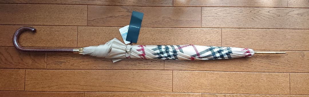 タグ付き未使用★BURBERRY バーバリー 長傘 雨傘 日本製