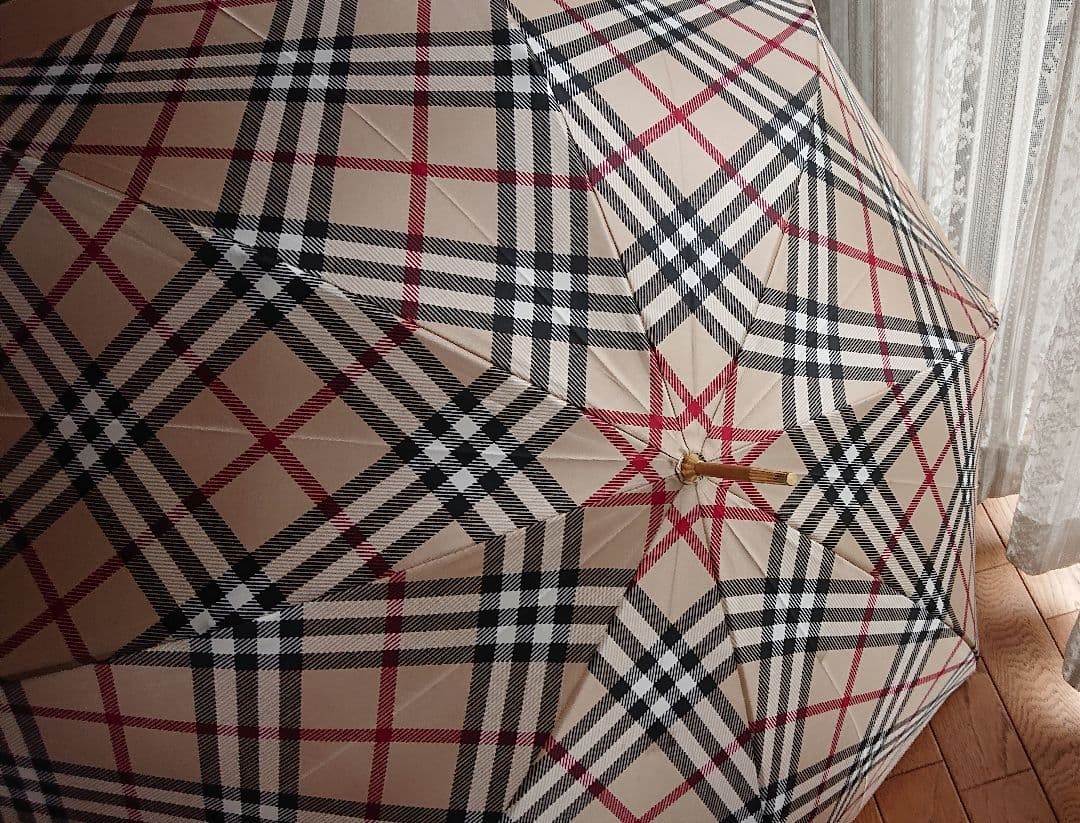 タグ付き未使用★BURBERRY バーバリー 長傘 雨傘 日本製