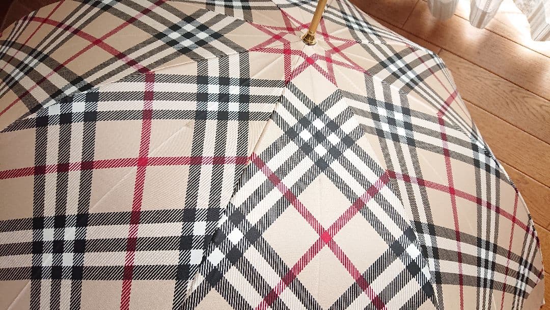 タグ付き未使用★BURBERRY バーバリー 長傘 雨傘 日本製