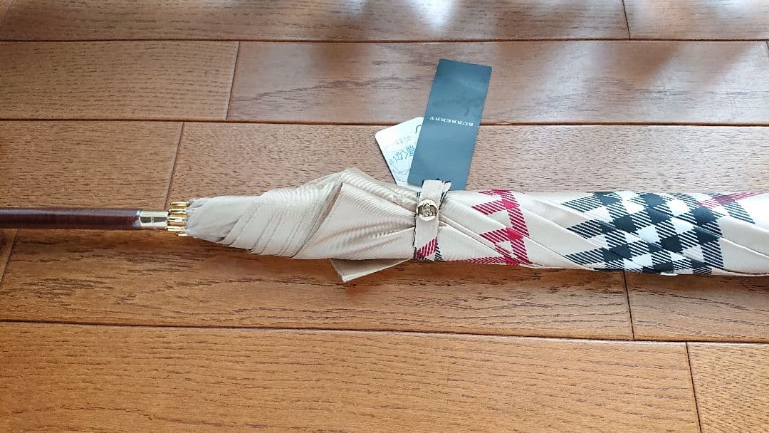 タグ付き未使用★BURBERRY バーバリー 長傘 雨傘 日本製