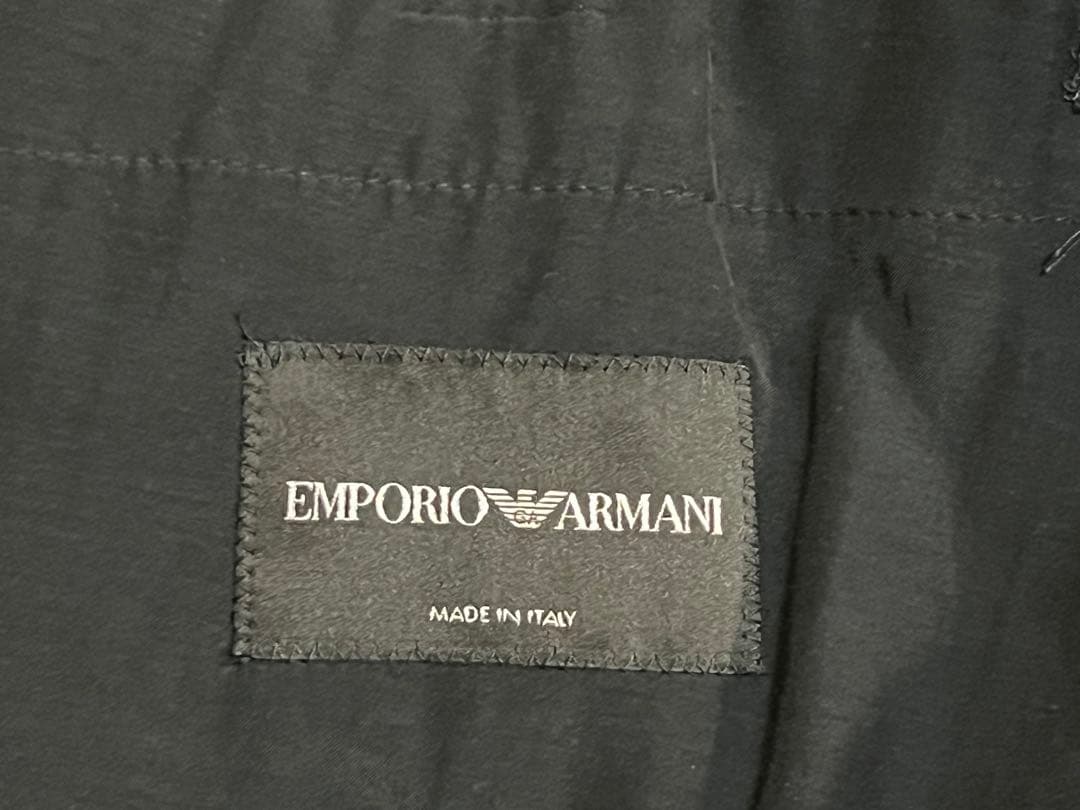 希少美品 エンポリオアルマーニ 17AW レイヤード風ジャカードジャケット 44