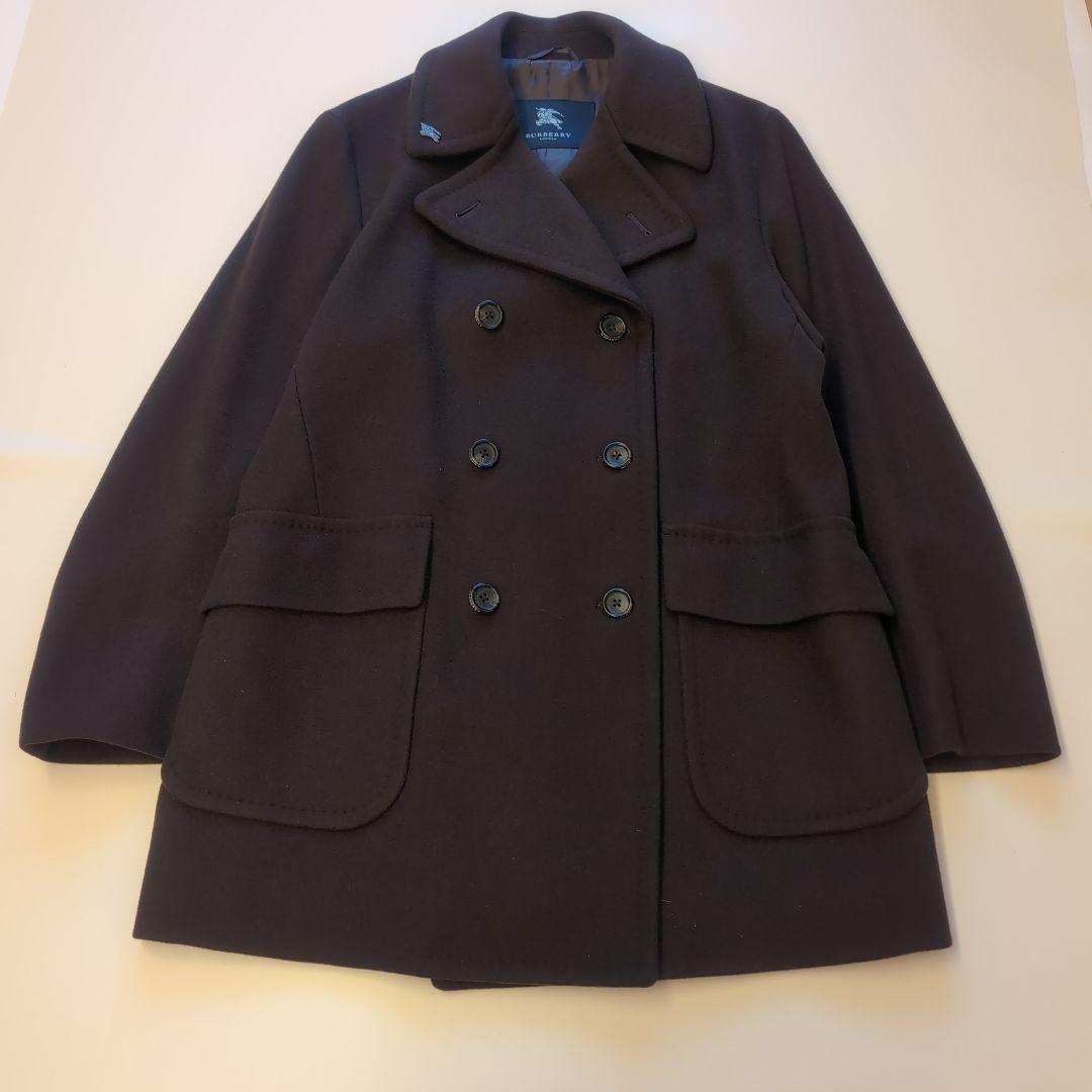 美品　BURBERRY ダブルブレストコート 最上級カシミヤ ウール M