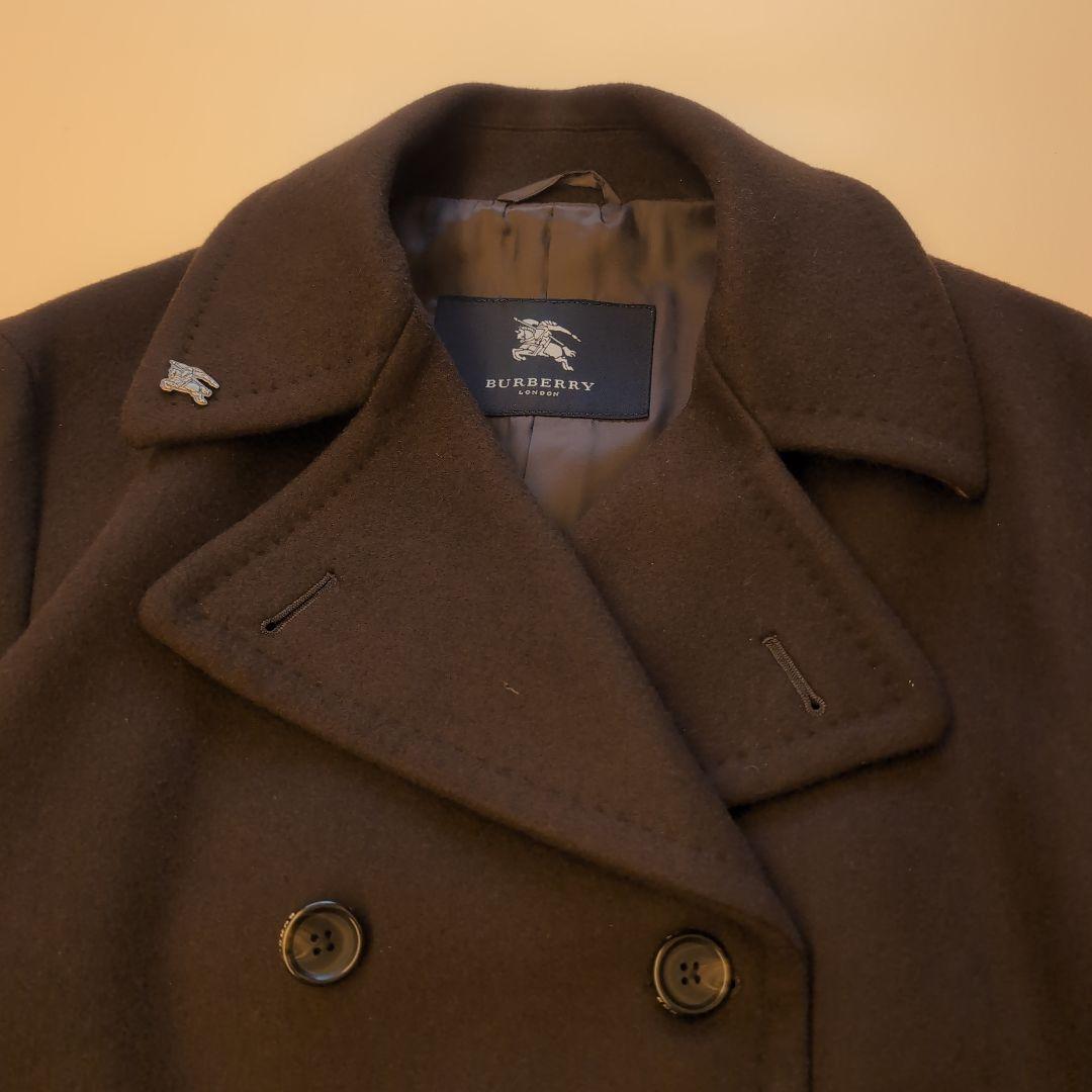 美品　BURBERRY ダブルブレストコート 最上級カシミヤ ウール M