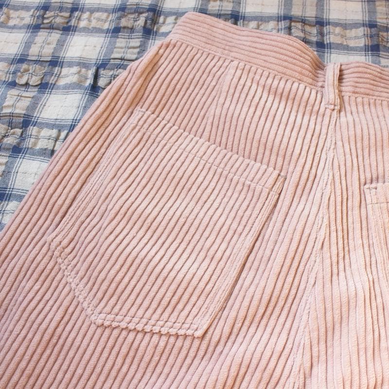 【新品】yuni コーデュロイ パンツ M ワイド 綿100％ 日本製