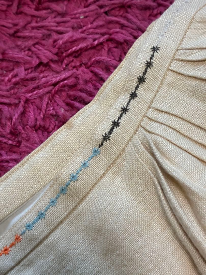 mina❗️刺繍フレアスカート ベージュ‼️