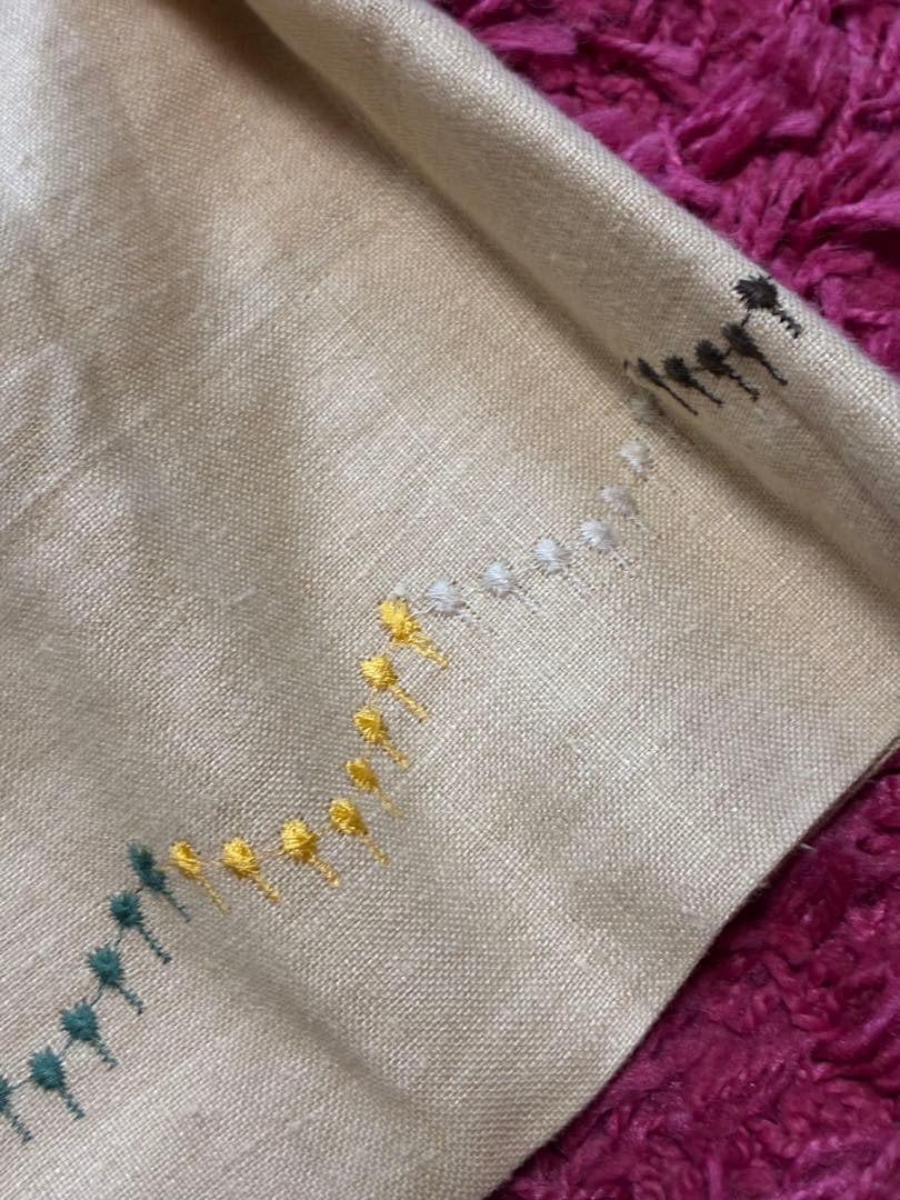 mina❗️刺繍フレアスカート ベージュ‼️