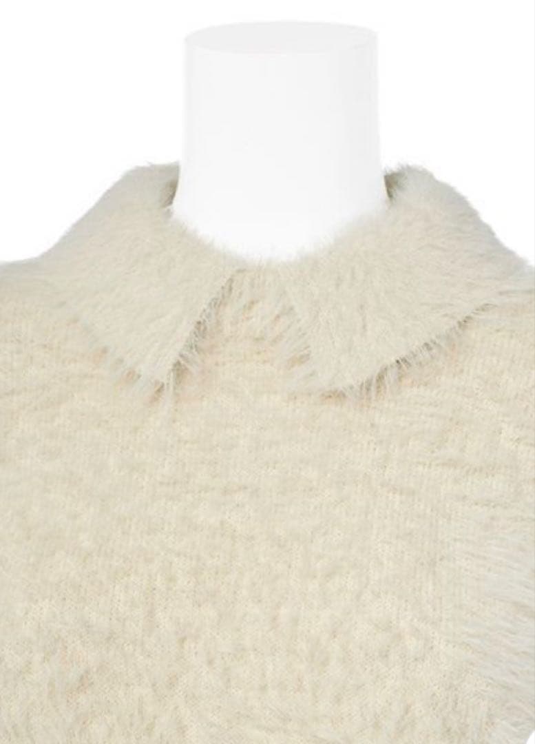 【新品未使用】MilaOwen setup衿付きニットティアードスカートコーデS