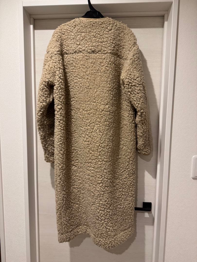 THE NORTH FACE ボアロングコート ベージュ