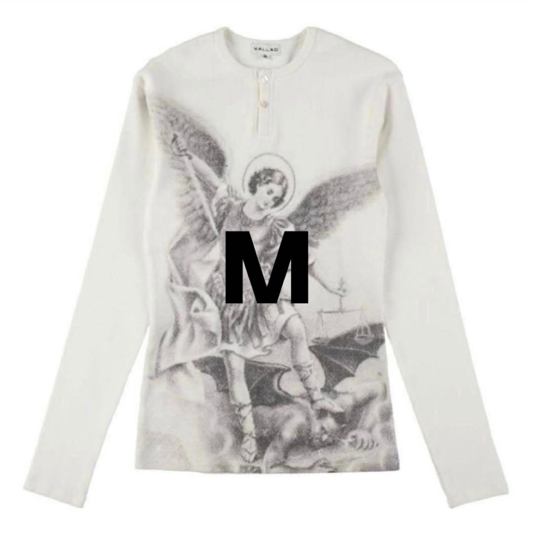 VALLAD V.HENRY NECK L/S ホワイト サーマル