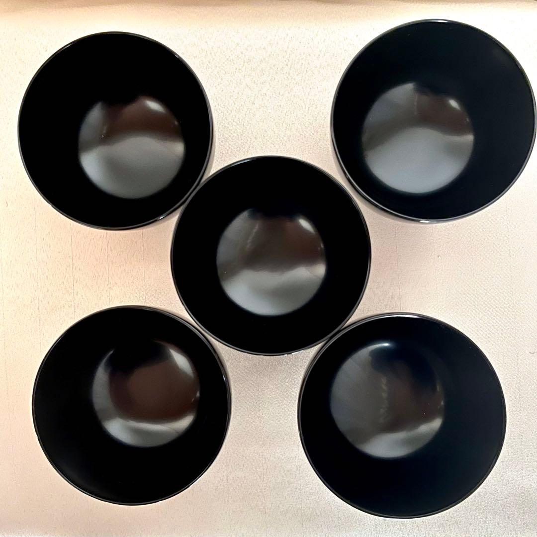 【最終値下げ】★新品未使用 超美品★ 輪島塗　芹金彩蒔絵黒塗椀　廣井作 蓋付き椀