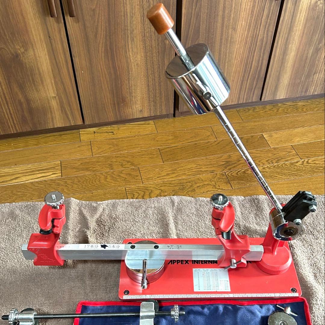 APPEX テニス ガット張り機 ストリングマシン 分銅式 BY017s