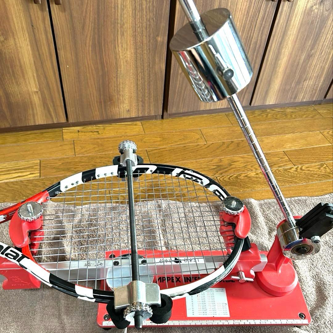 APPEX テニス ガット張り機 ストリングマシン 分銅式 BY017s