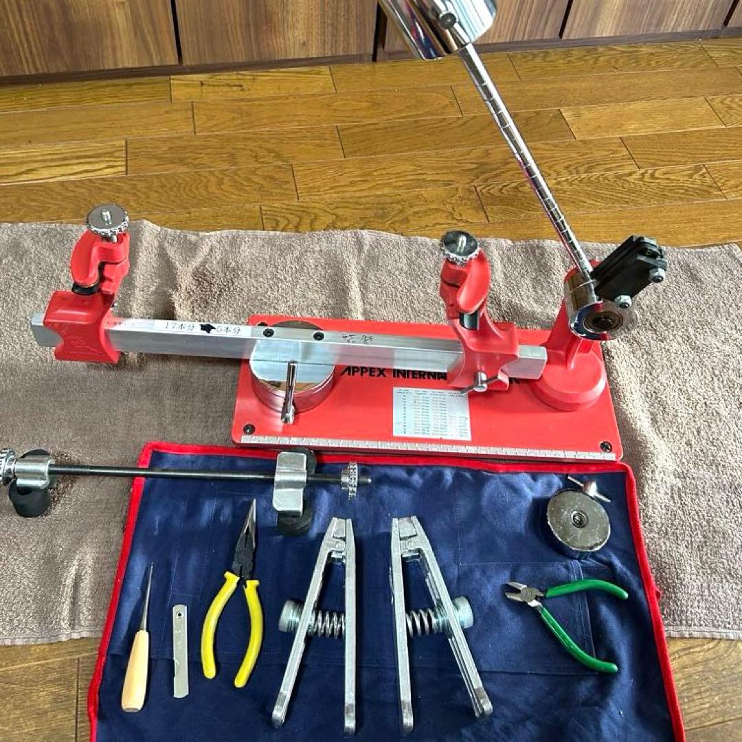 APPEX テニス ガット張り機 ストリングマシン 分銅式 BY017s