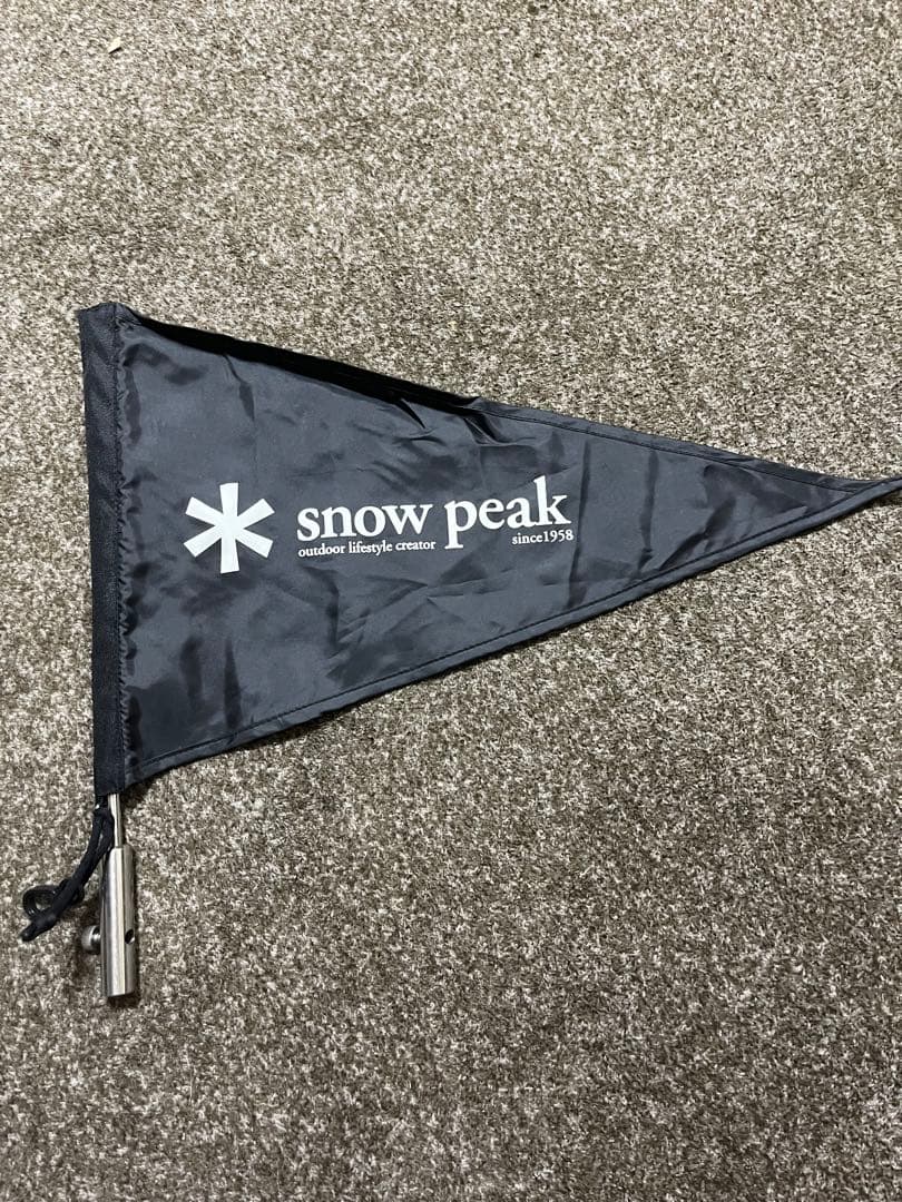【ごろ】スノーピーク　タープフラッグ　サントク