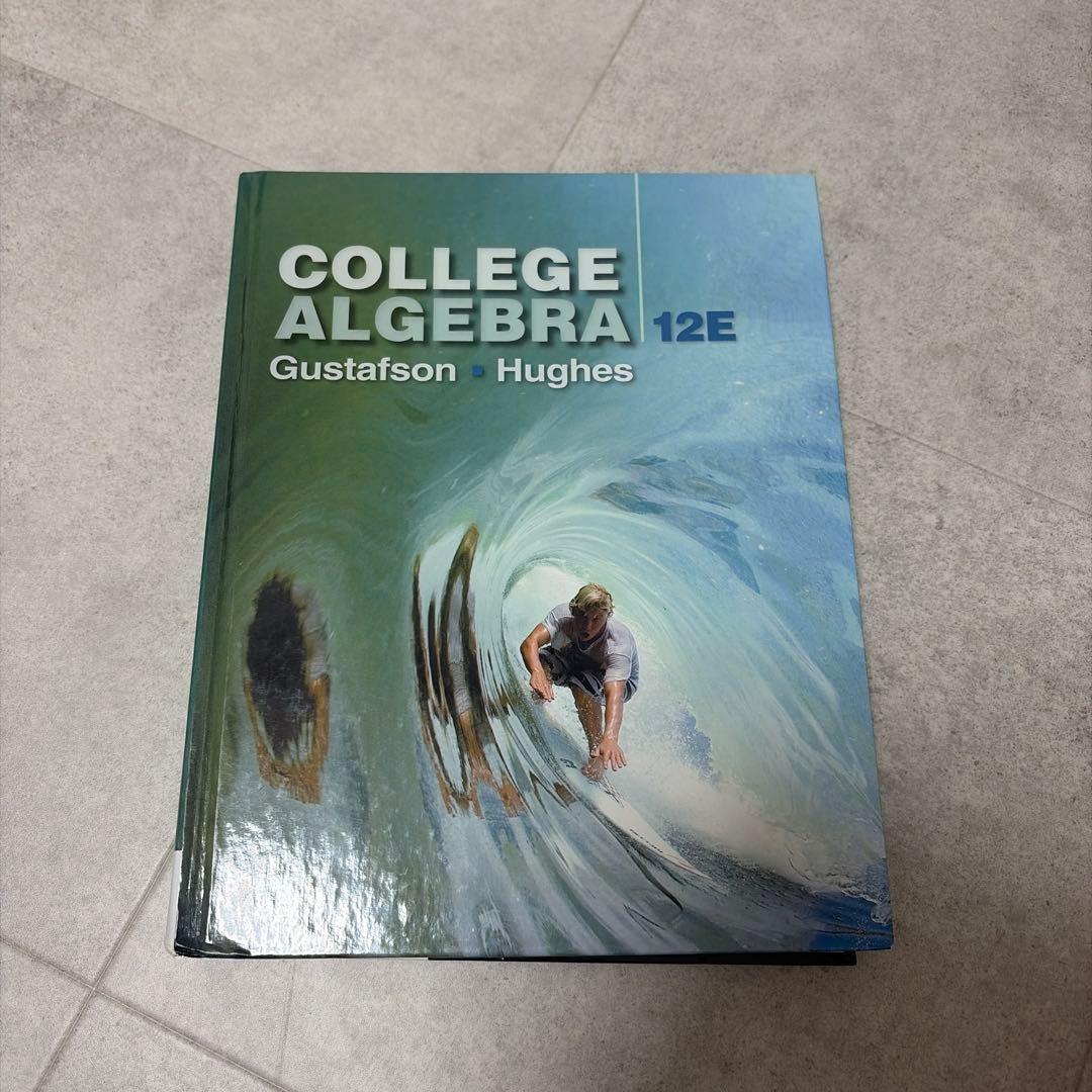 COLLEGE ALGEBRA 12E 数学　参考書