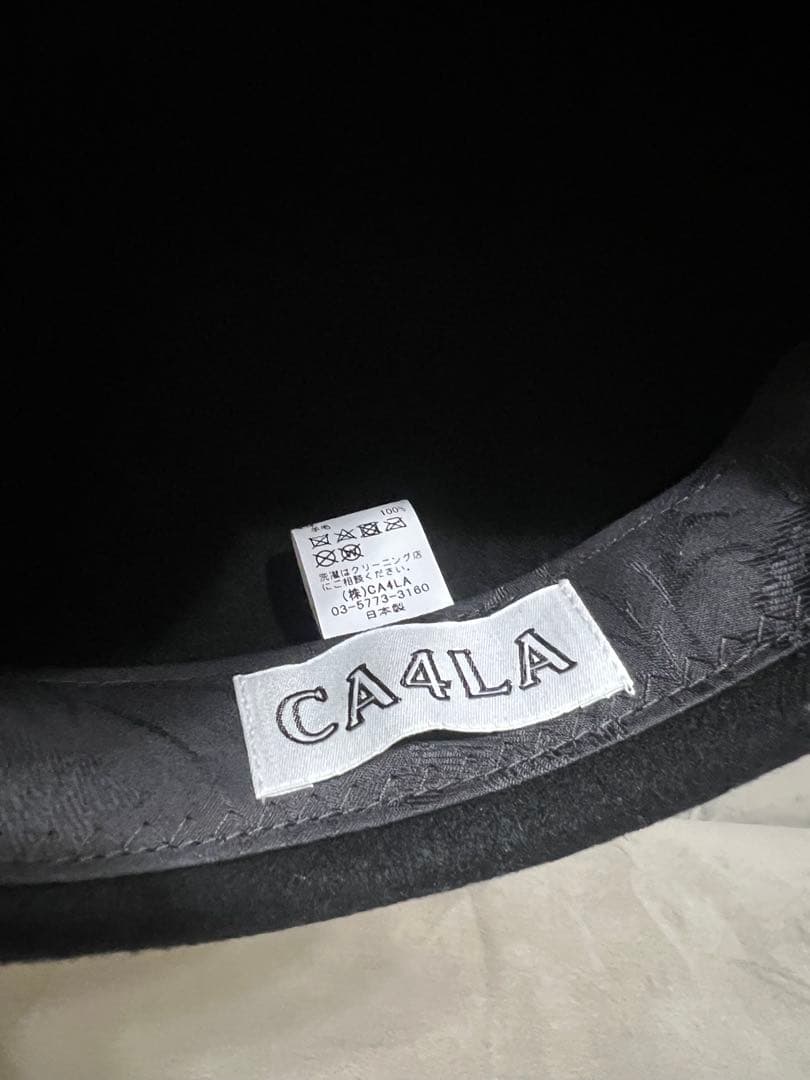 [美品] CA4LA ブラック MAY FELT