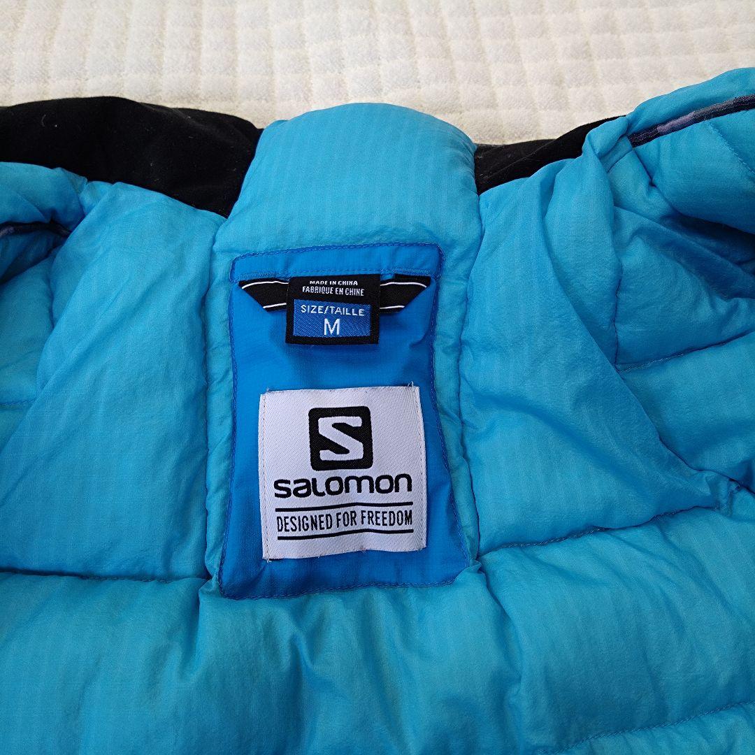 SALOMON GORE-TEX 青 スキーウェア レディースМサイズ