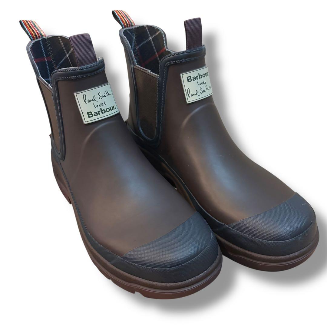 Paul Smith × Barbour レインブーツ サイドゴア 27.5cm
