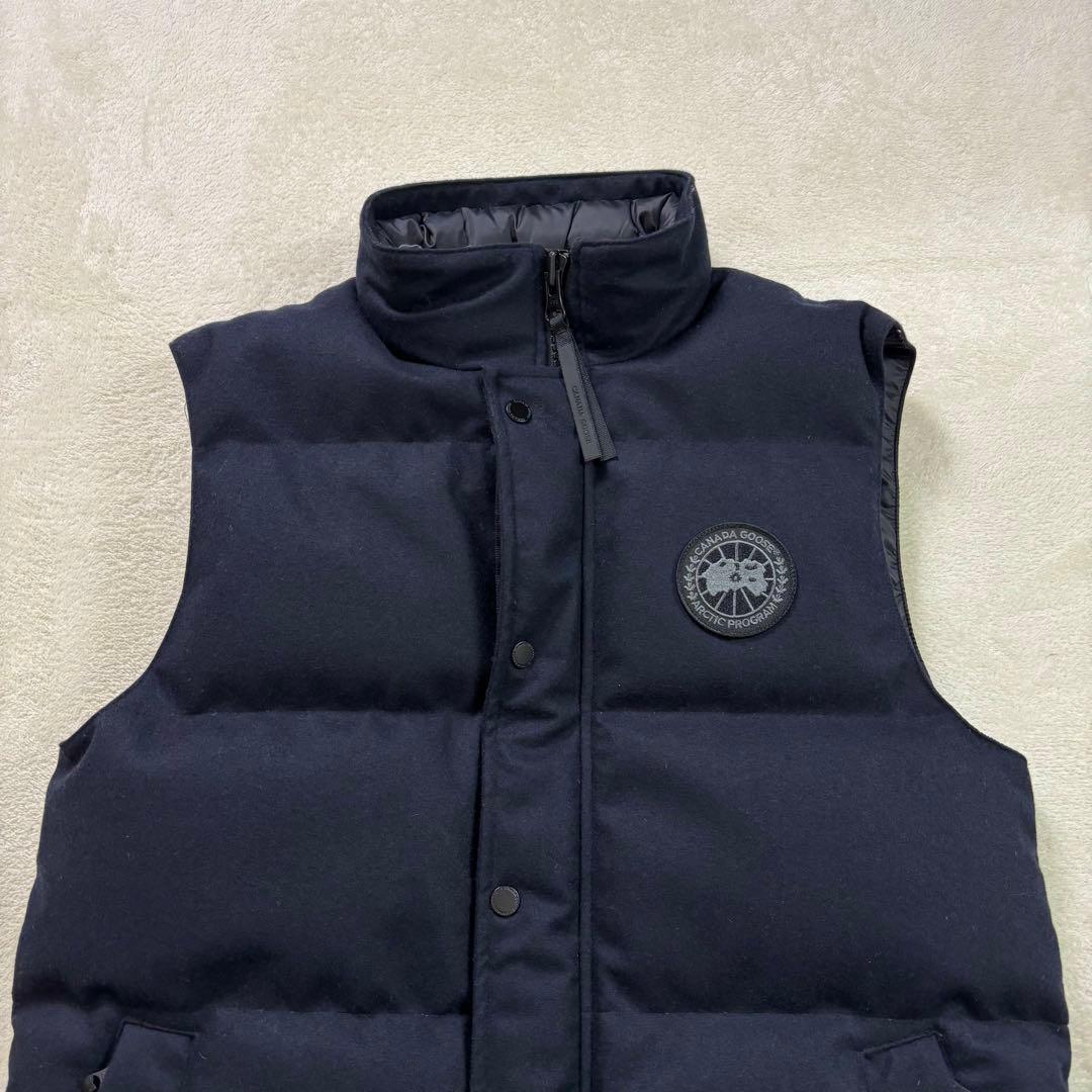 極美品 カナダグース ギャルソン ダウンベスト ブラックレーベル M
