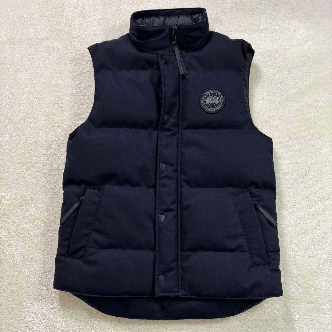 極美品 カナダグース ギャルソン ダウンベスト ブラックレーベル M
