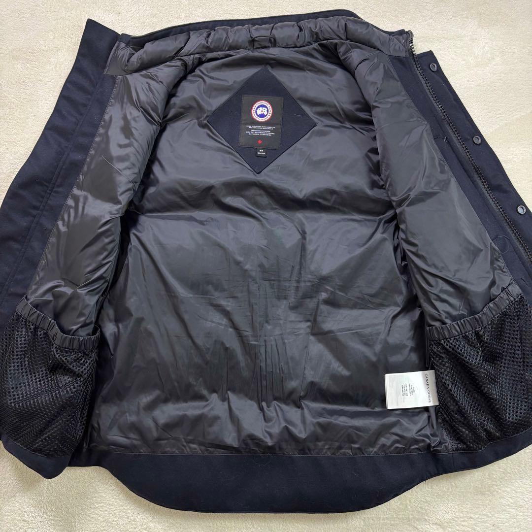 極美品 カナダグース ギャルソン ダウンベスト ブラックレーベル M