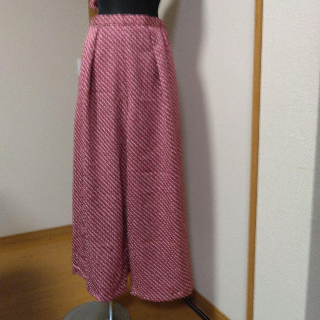 絞り着物ピンク模様