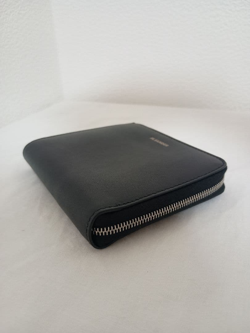 新品未使用JILSANDER ジルサンダー 財布 レザーミニウォレット ブラック