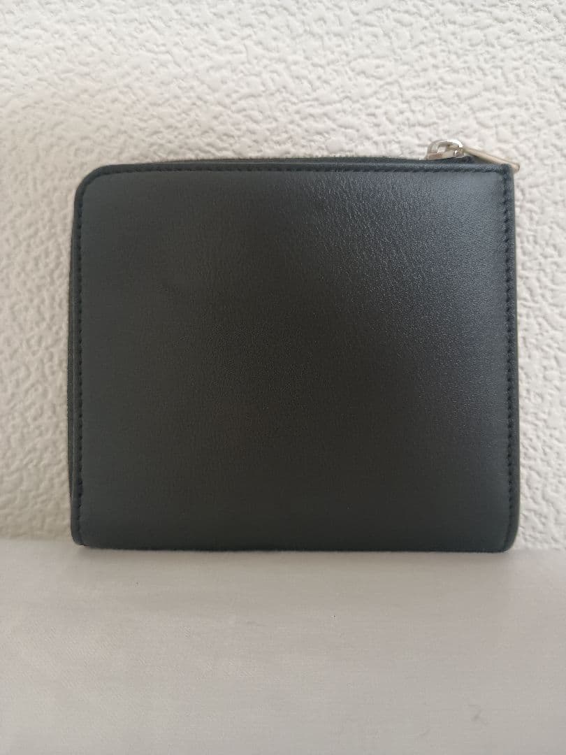 新品未使用JILSANDER ジルサンダー 財布 レザーミニウォレット ブラック