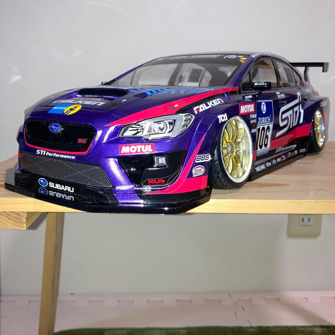 タミヤ　SUBARU WRX STI NBRチャレンジ ボディ