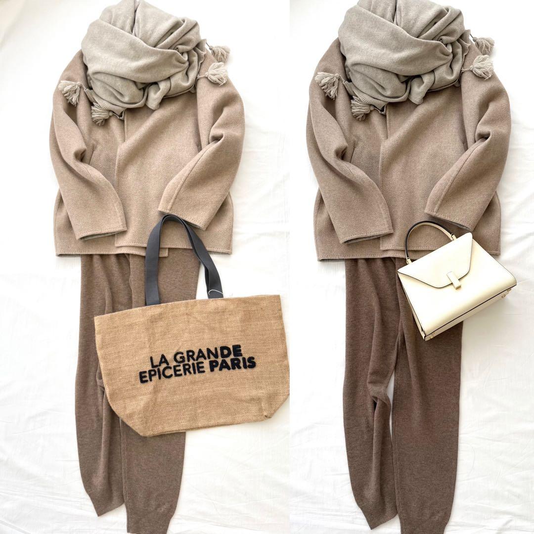 極暖 MYLAN カシミヤ100%大盤ストール 希少色ベージュ トロけるカシミヤ