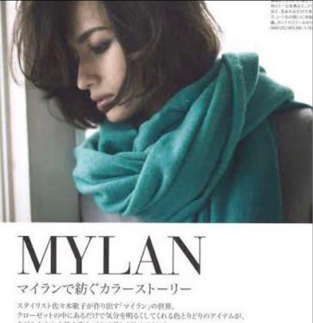 極暖 MYLAN カシミヤ100%大盤ストール 希少色ベージュ トロけるカシミヤ