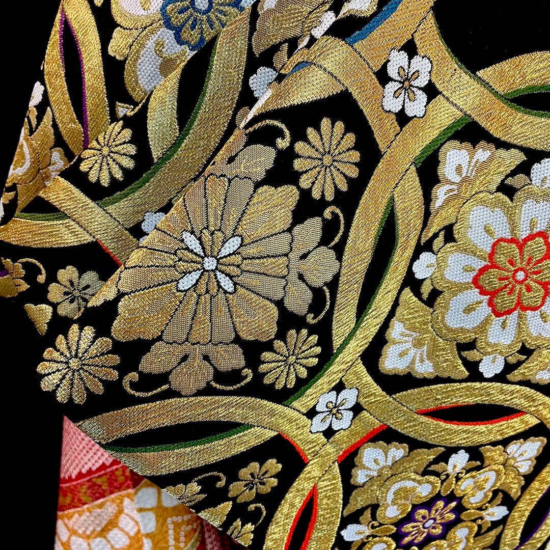 ■総絞り■熨斗文様■正絹振袖フルセット■成人式振り袖■振袖一式